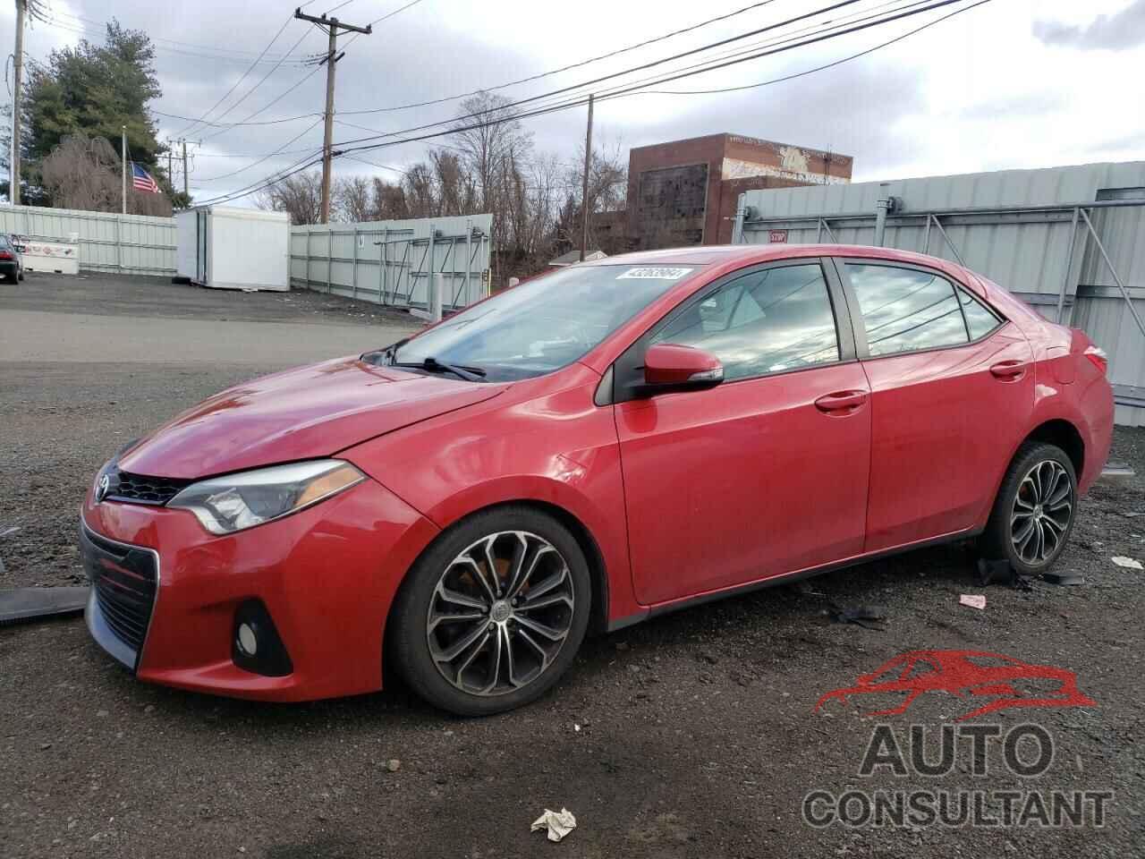 TOYOTA COROLLA 2016 - 2T1BURHE5GC567788