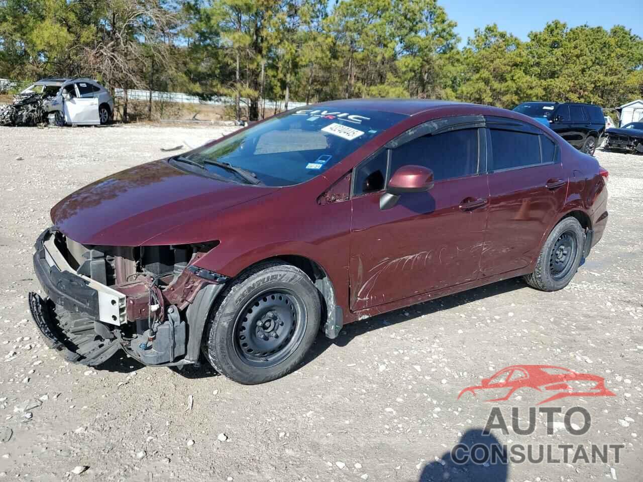 HONDA CIVIC 2013 - 2HGFB2F59DH549881