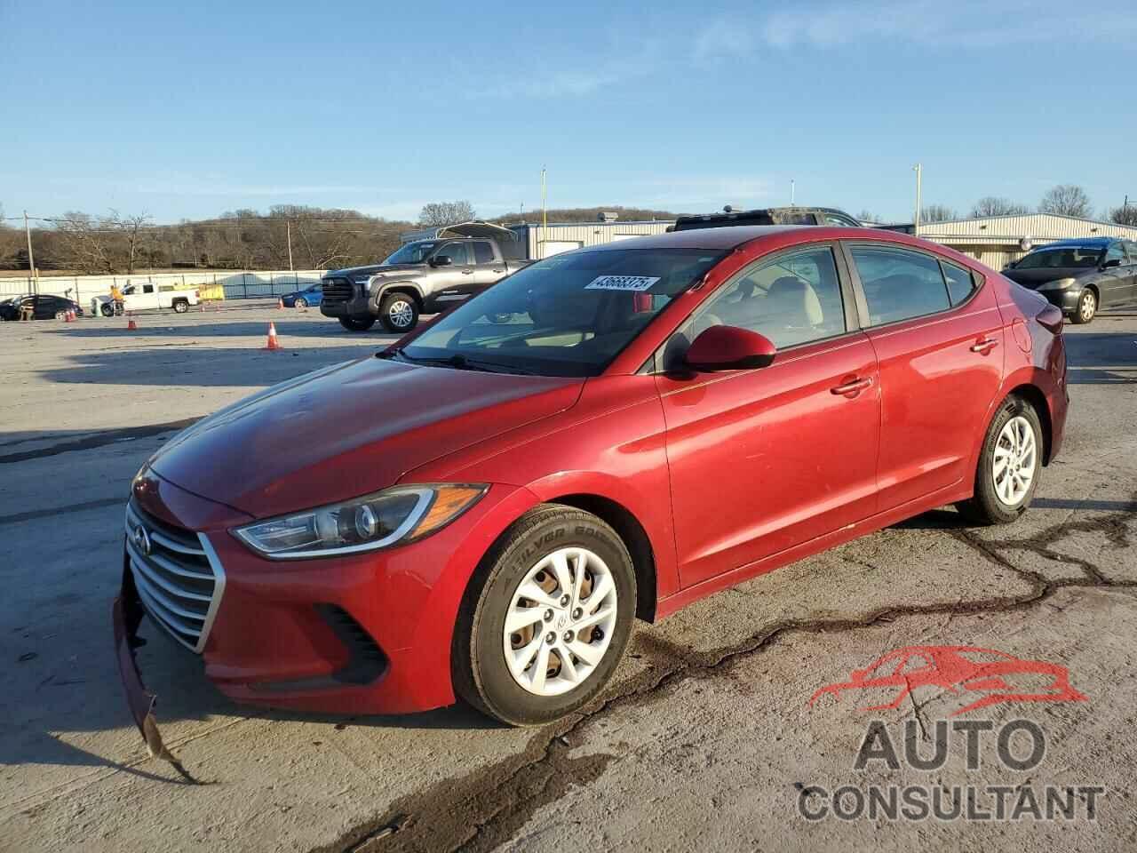 HYUNDAI ELANTRA 2017 - KMHD74LF9HU210309