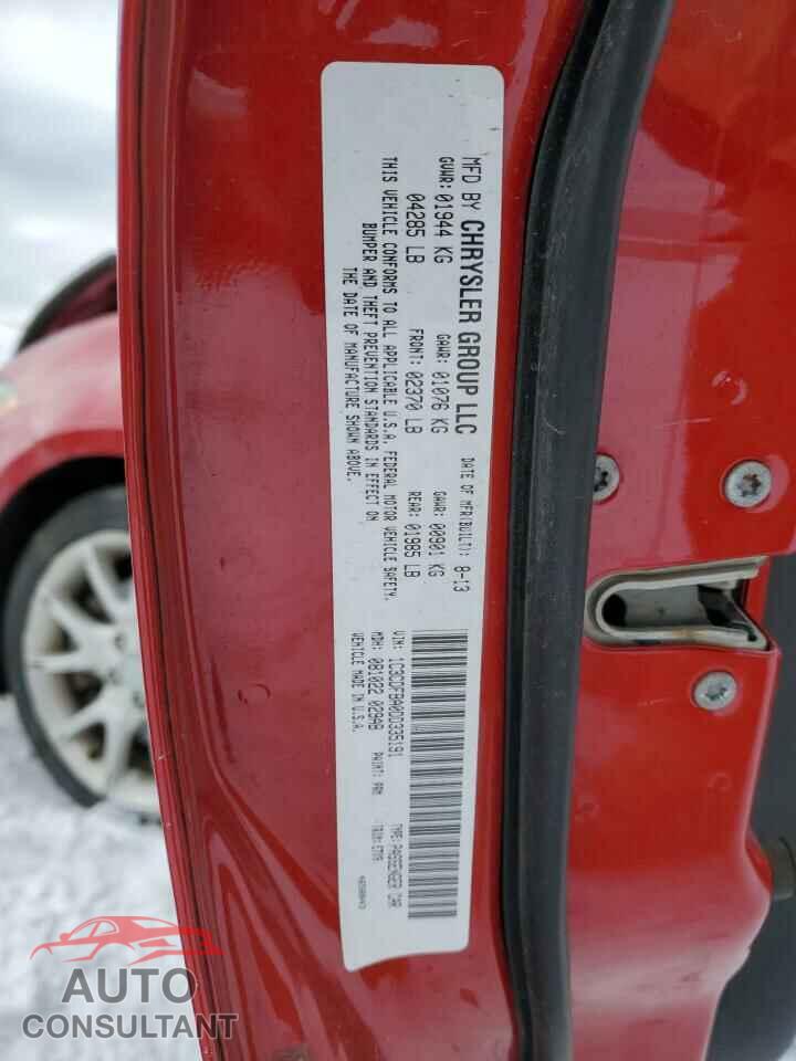 DODGE DART 2013 - 1C3CDFBA0DD335191