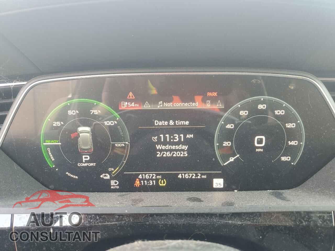 AUDI E-TRON 2019 - WA1LABGEXKB020863