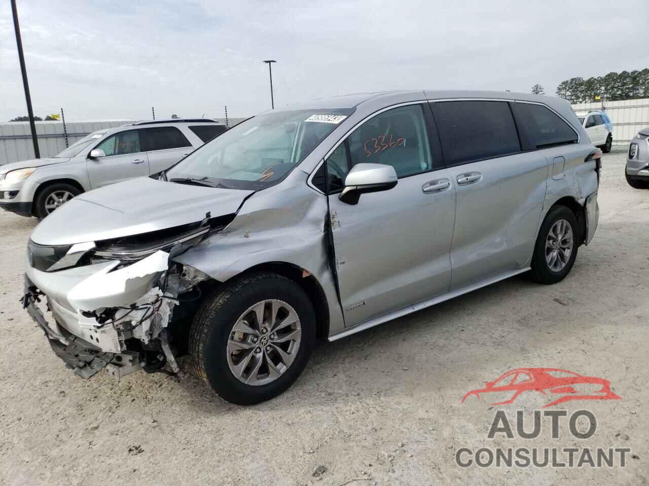 TOYOTA SIENNA 2021 - 5TDKRKEC5MS017733