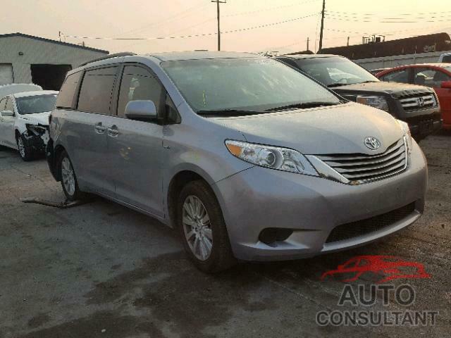 TOYOTA SIENNA LE 2017 - 5TDJZ3DC0HS183375