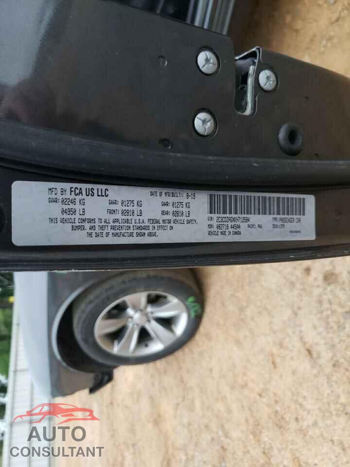 DODGE CHALLENGER 2019 - 2C3CDZAGXKH712584