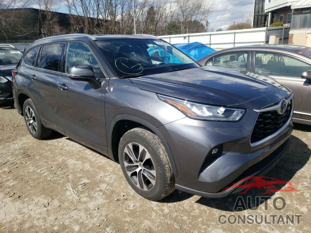 TOYOTA HIGHLANDER 2020 - 5TDGZRAH6LS010370