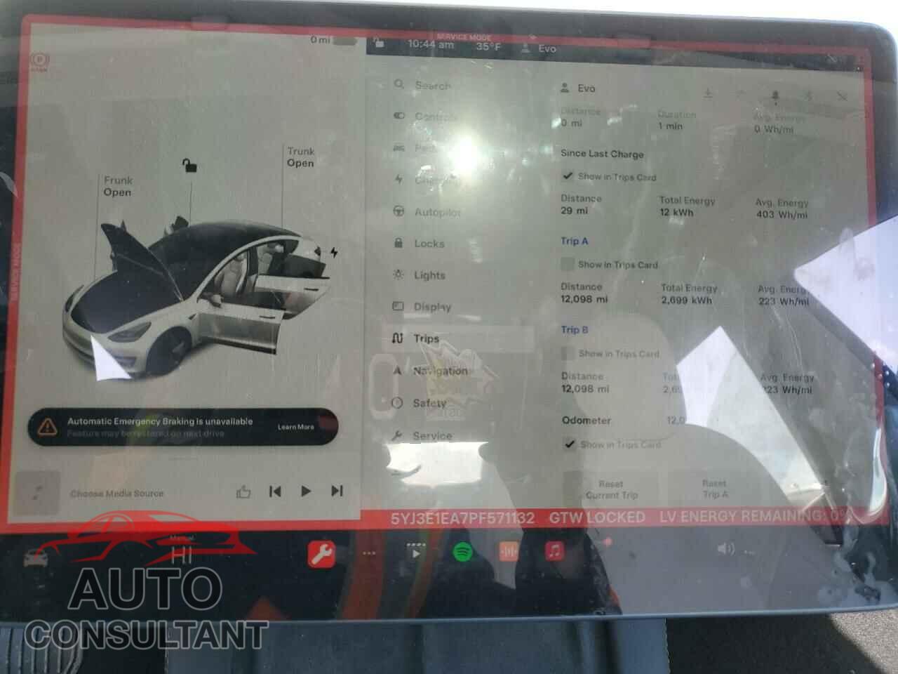 TESLA MODEL 3 2023 - 5YJ3E1EA7PF571132