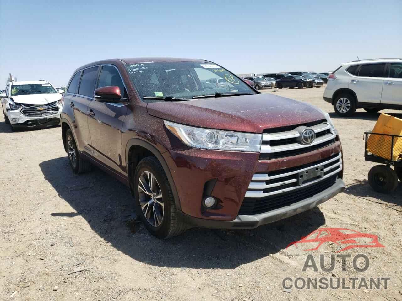 TOYOTA HIGHLANDER 2018 - 5TDZZRFH7JS246606