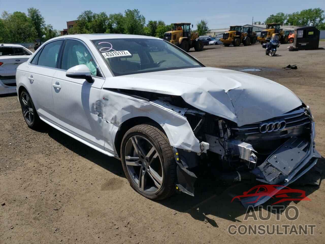 AUDI A4 2018 - WAUENAF45JA150251