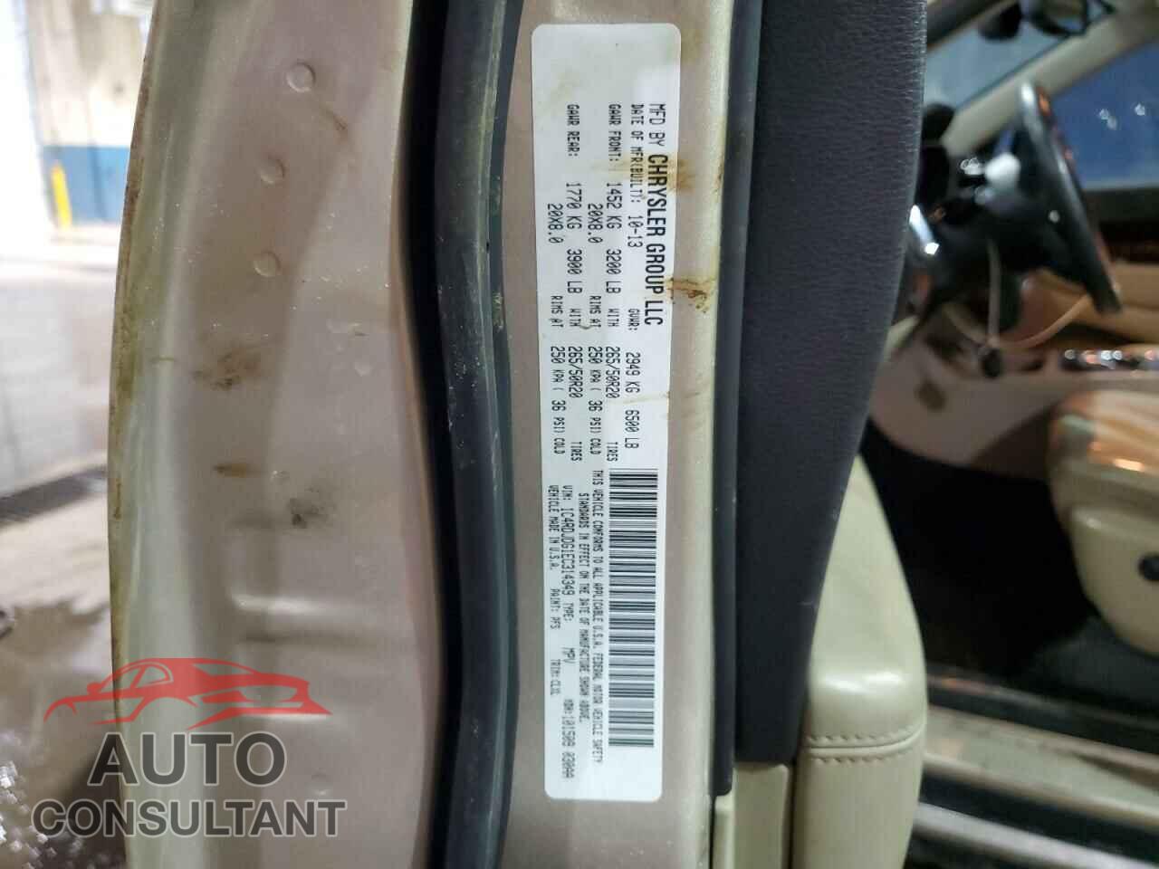 DODGE DURANGO 2014 - 1C4RDJDG1EC314349