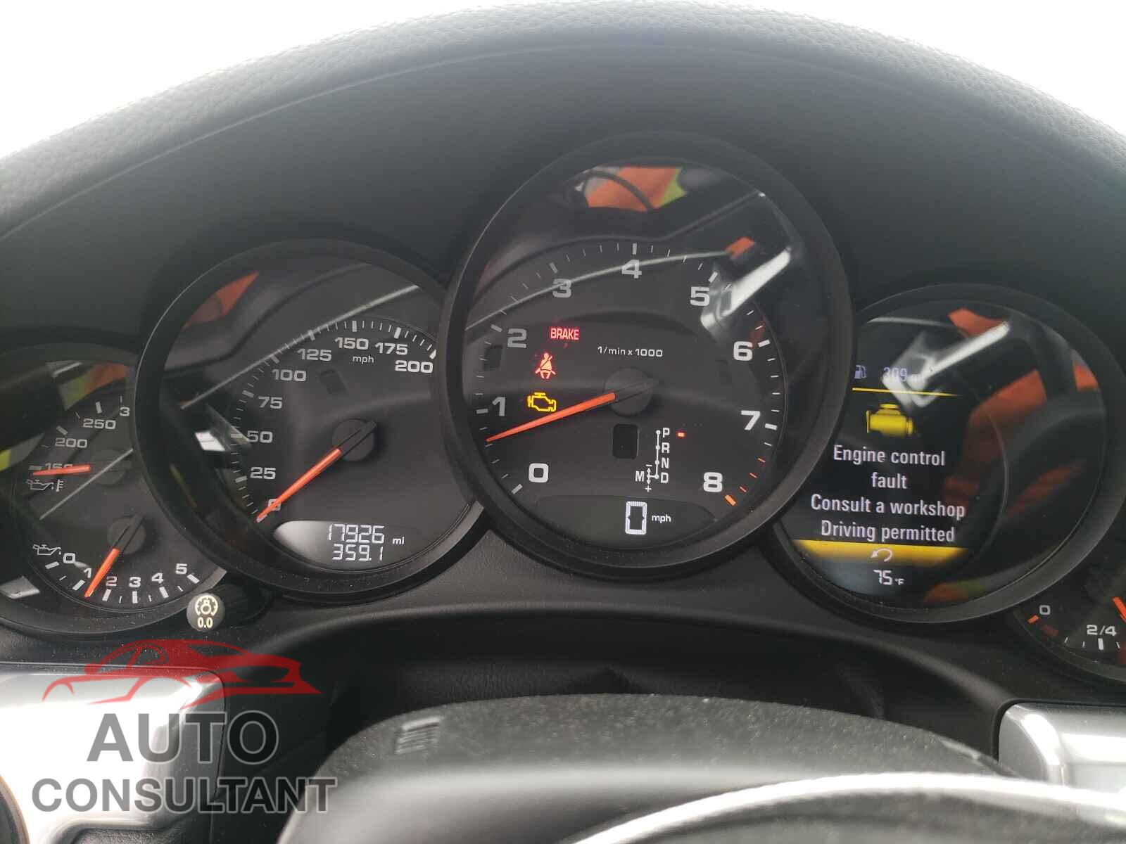 PORSCHE 911 2017 - WP0CA2A93HS142734
