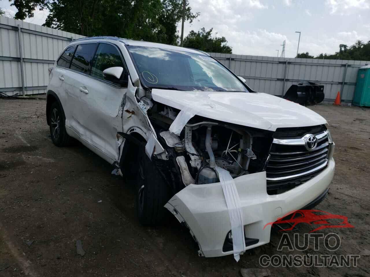 TOYOTA HIGHLANDER 2016 - 5TDJKRFH8GS233809