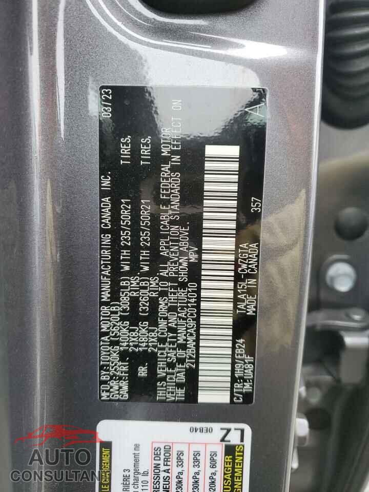 LEXUS RX350 2023 - 2T2BAMCA9PC014010
