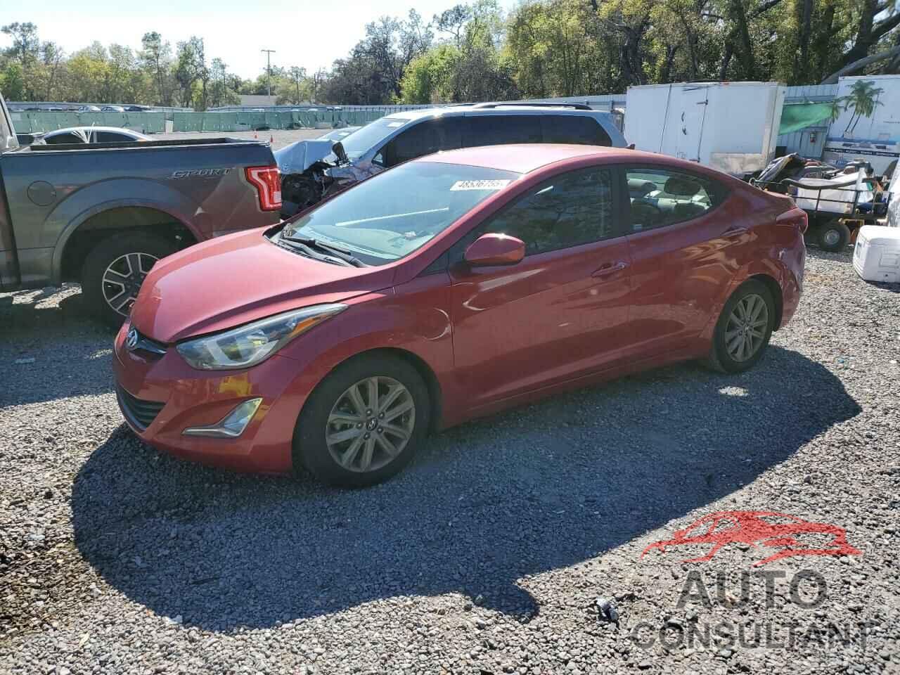 HYUNDAI ELANTRA 2016 - KMHDH4AEXGU478159