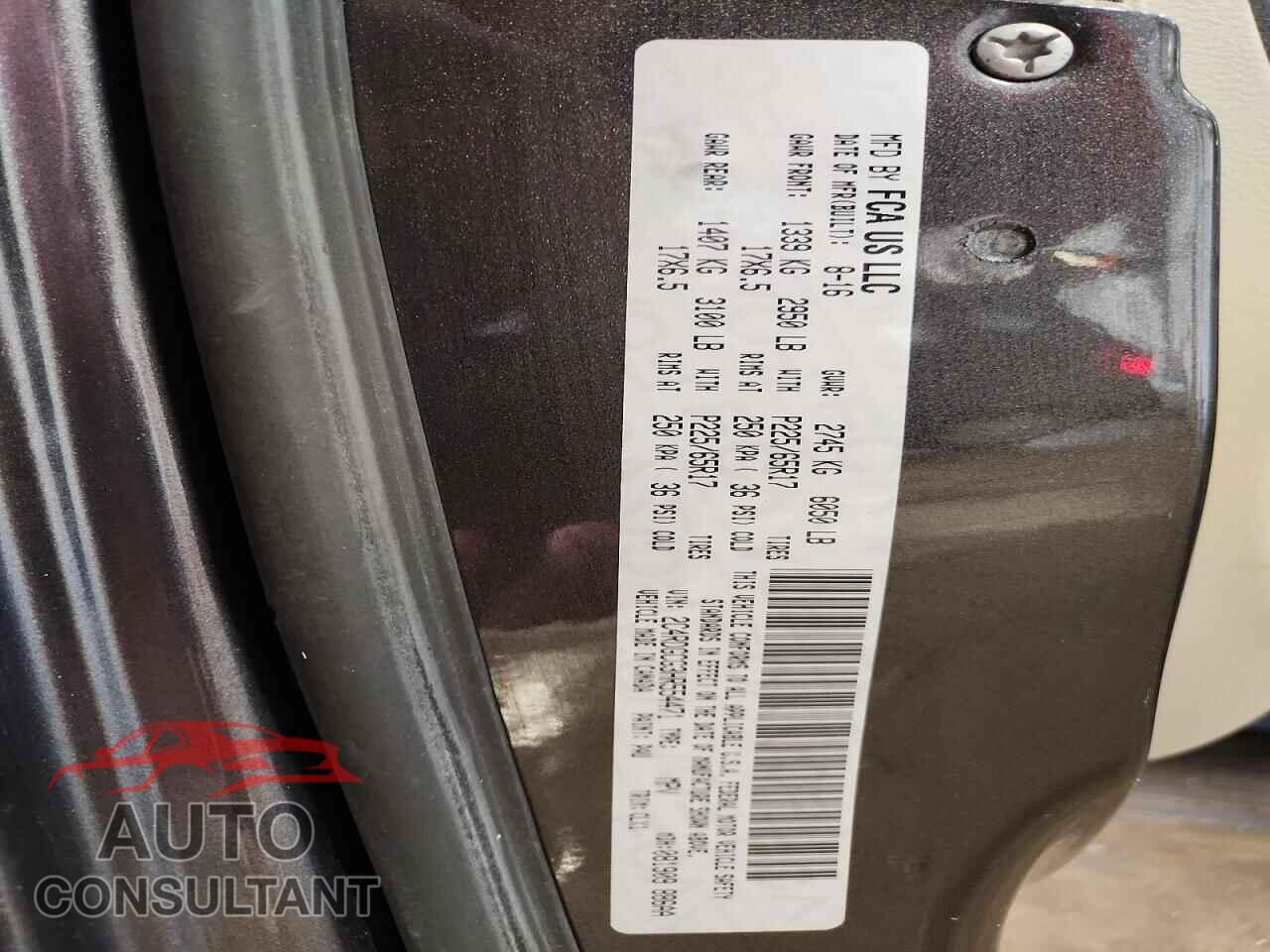 DODGE CARAVAN 2017 - 2C4RDGCG3HR554471
