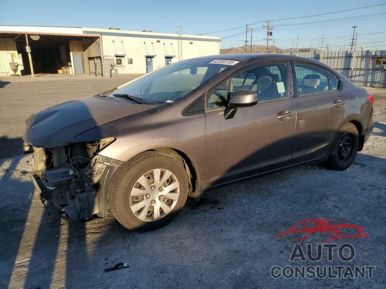 HONDA CIVIC 2012 - 19XFB2F59CE311778