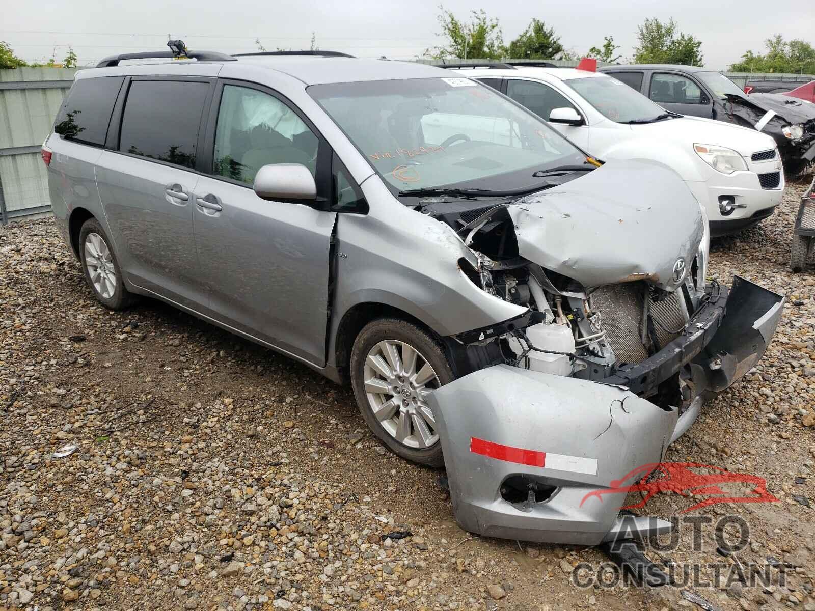 TOYOTA SIENNA 2017 - 5TDJZ3DC9HS182984