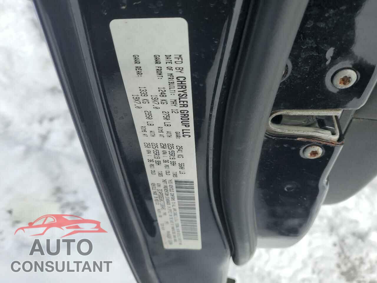 DODGE JOURNEY 2012 - 3C4PDDEG0CT336481