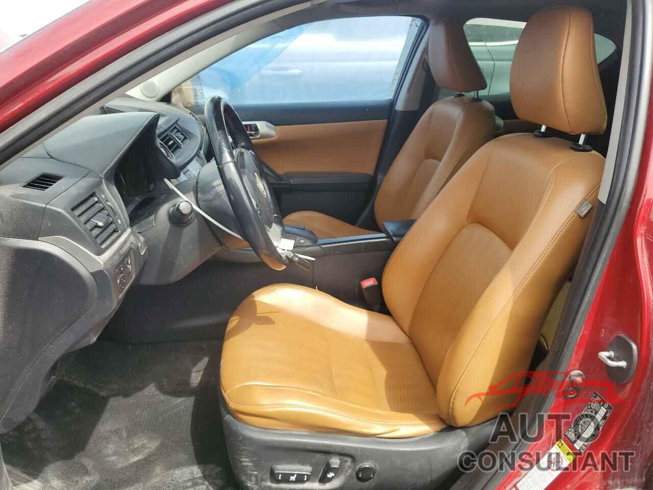 LEXUS CT 200 2012 - JTHKD5BH0C2106131