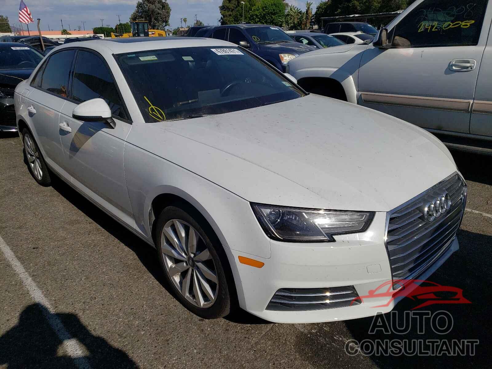 AUDI A4 2017 - WAUGNAF45HN037007