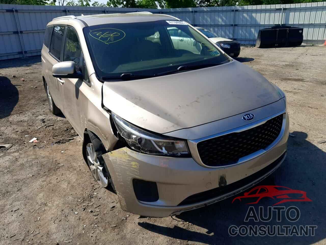 KIA SEDONA 2016 - KNDMB5C13G6145554