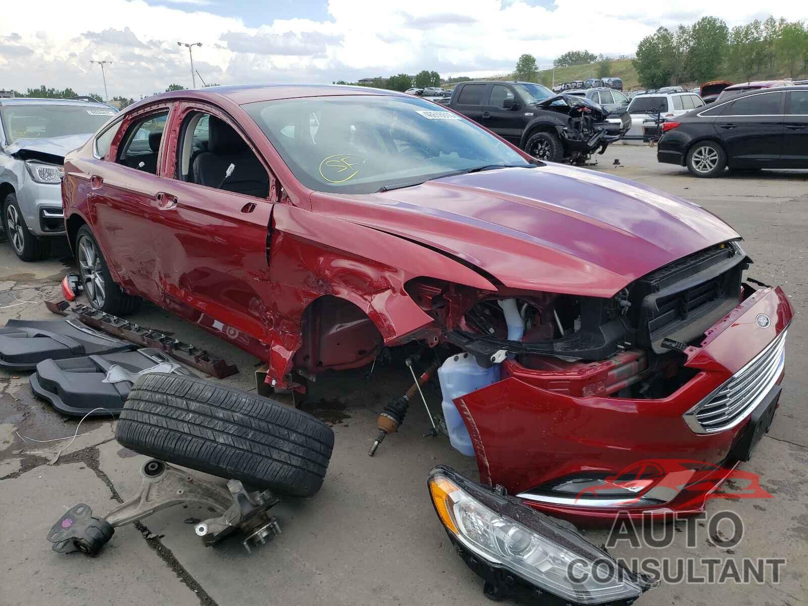 FORD FUSION 2017 - 3FA6P0T93HR335593