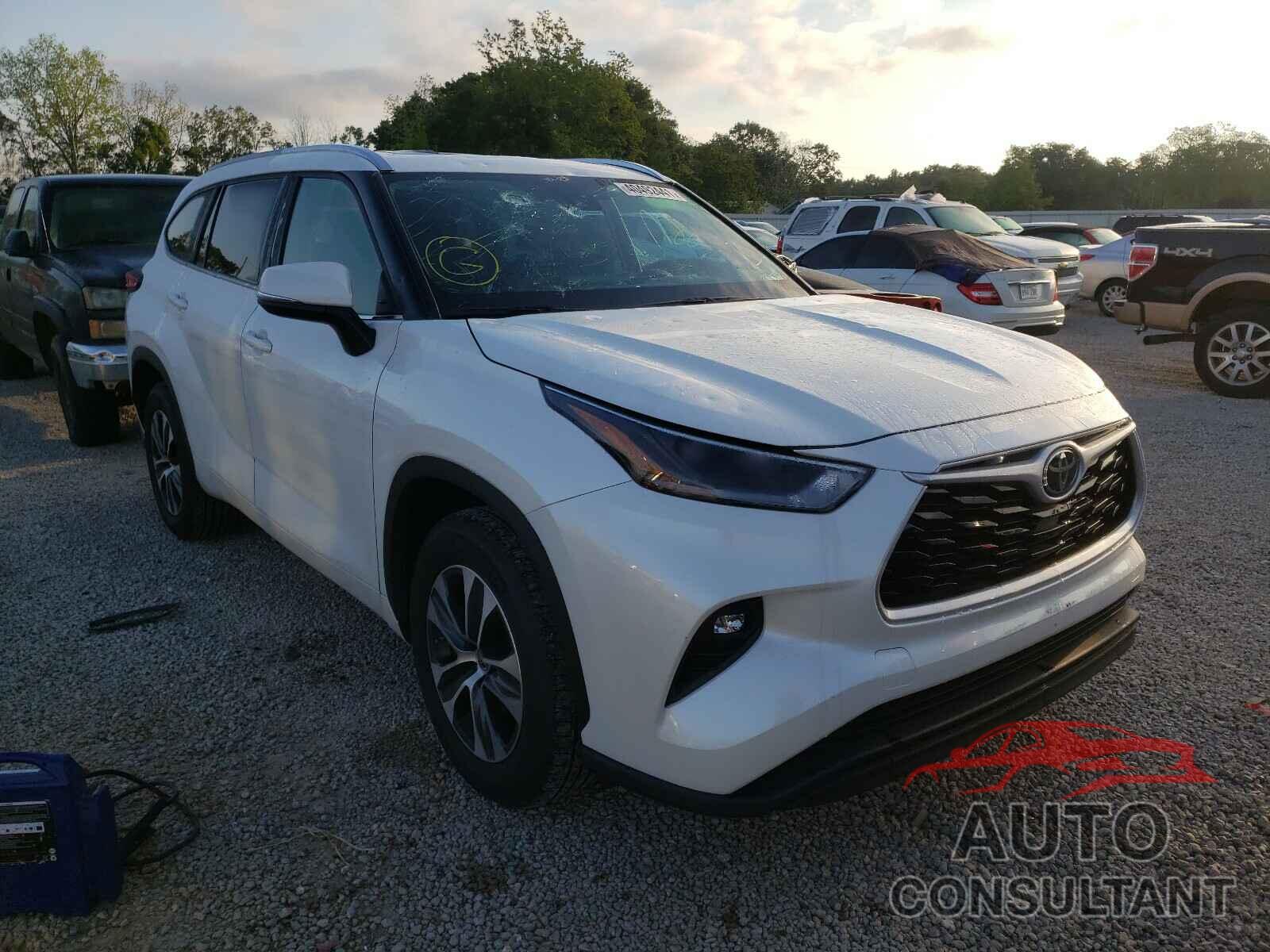 TOYOTA HIGHLANDER 2021 - 5TDGZRAH7MS033674