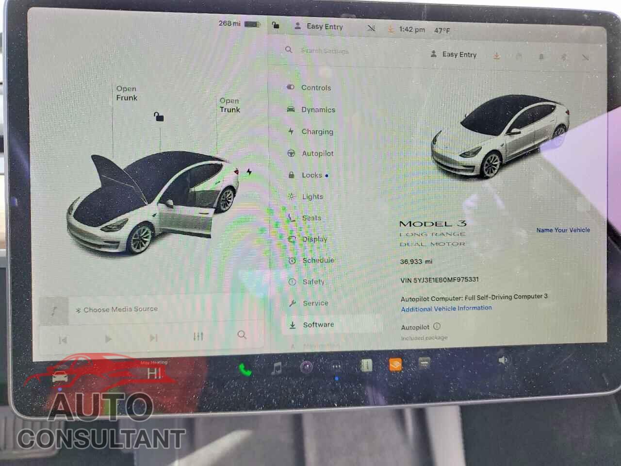 TESLA MODEL 3 2021 - 5YJ3E1EB0MF975331