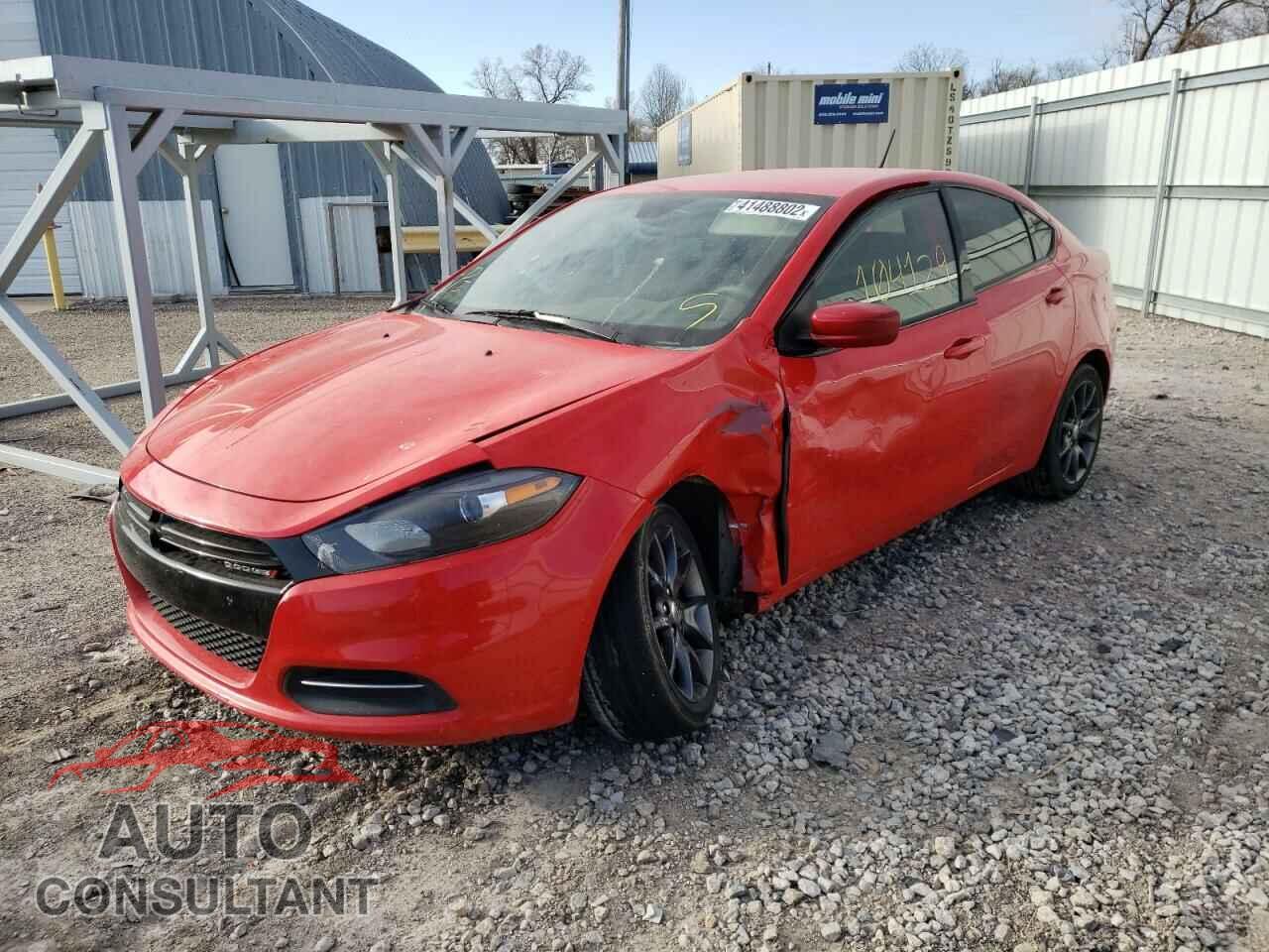 DODGE DART 2016 - 1C3CDFAA9GD712364