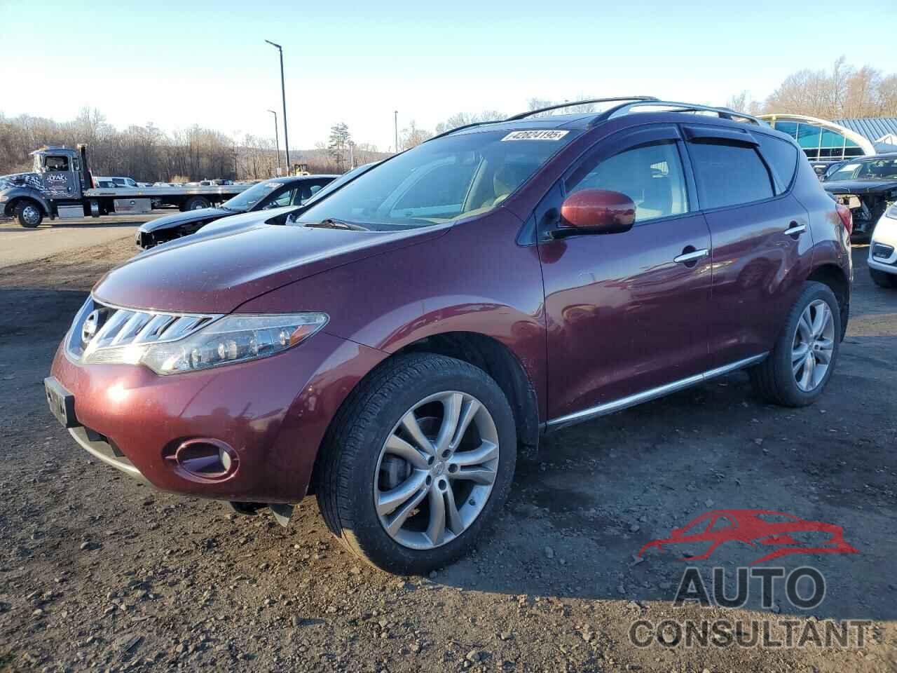 NISSAN MURANO 2010 - JN8AZ1MW5AW111497