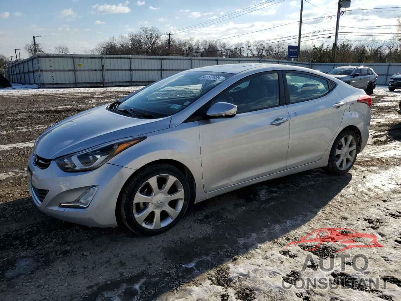 HYUNDAI ELANTRA 2013 - KMHDH4AE7DU618194