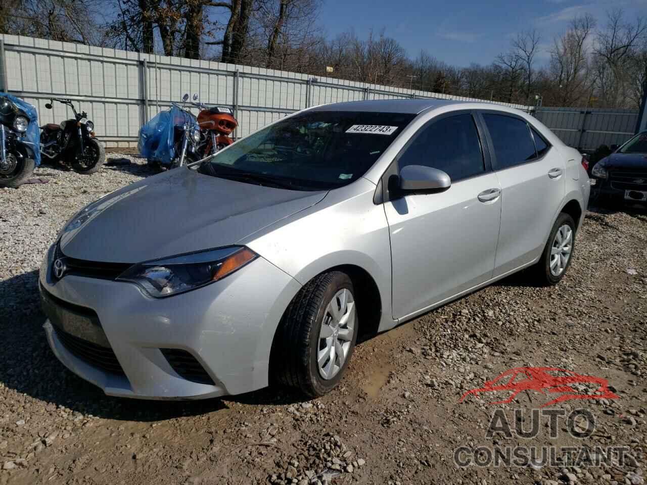 TOYOTA COROLLA 2016 - 5YFBURHE6GP493152