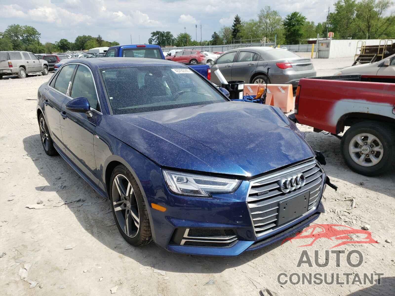 AUDI A4 2018 - WAUENAF46JN001260