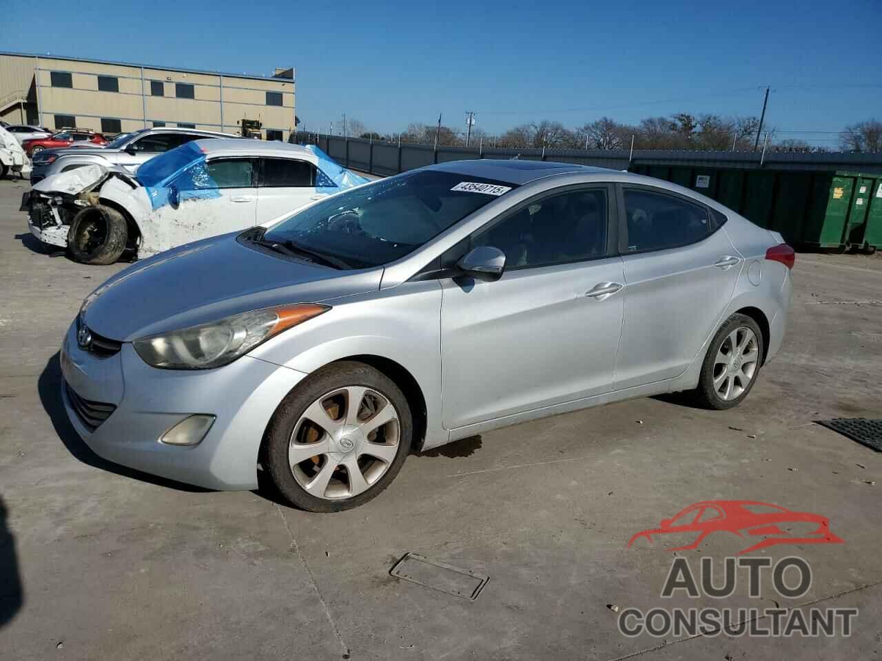 HYUNDAI ELANTRA 2012 - KMHDH4AE8CU187007