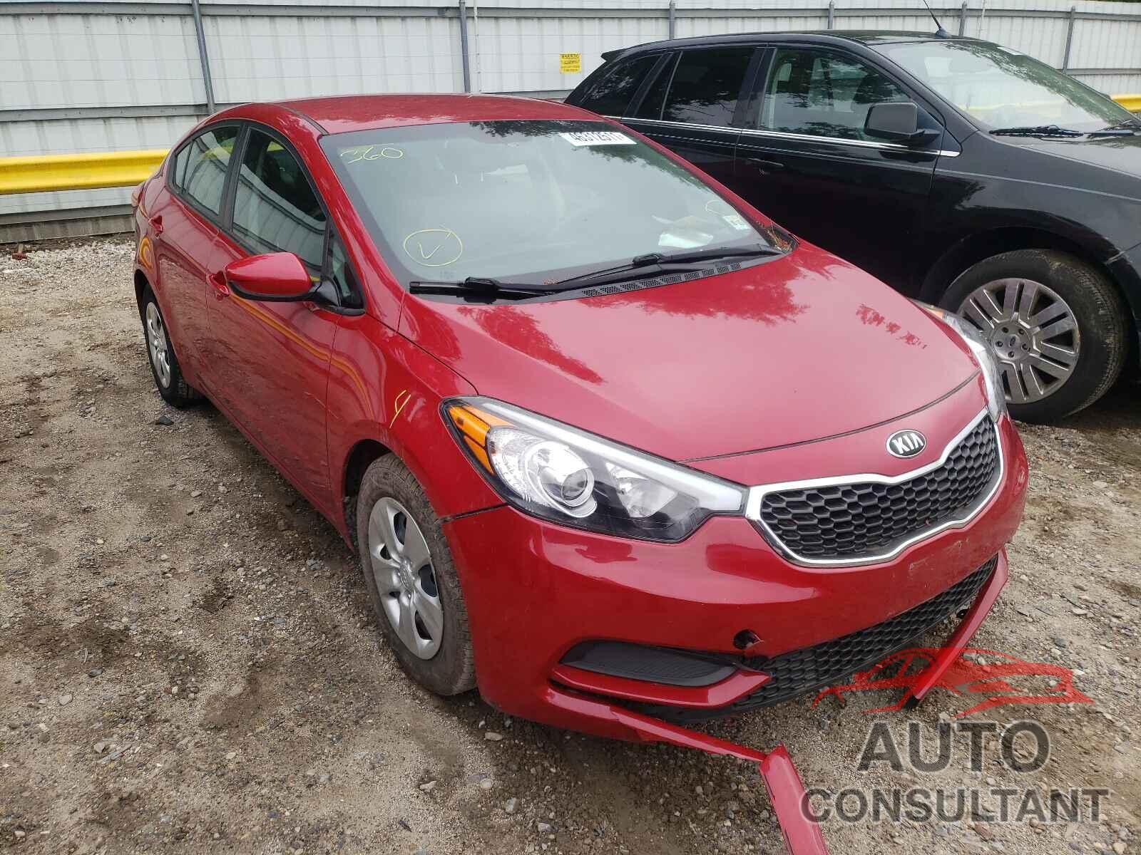 KIA FORTE 2016 - KNAFK4A61G5568959
