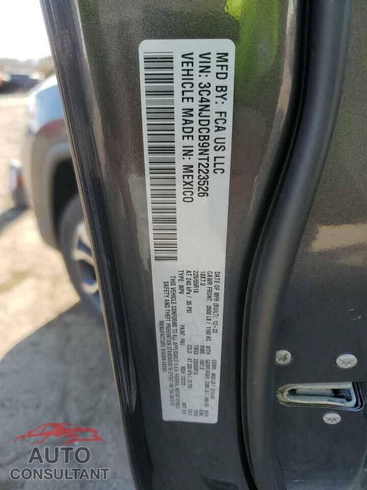 JEEP COMPASS 2022 - 3C4NJDCB9NT223526