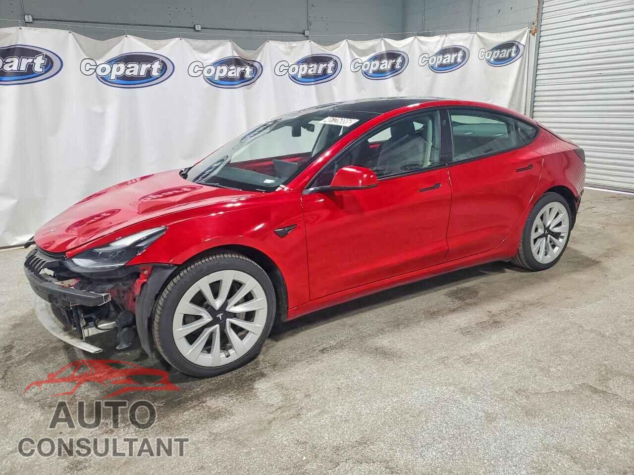 TESLA MODEL 3 2022 - 5YJ3E1EA4NF289981