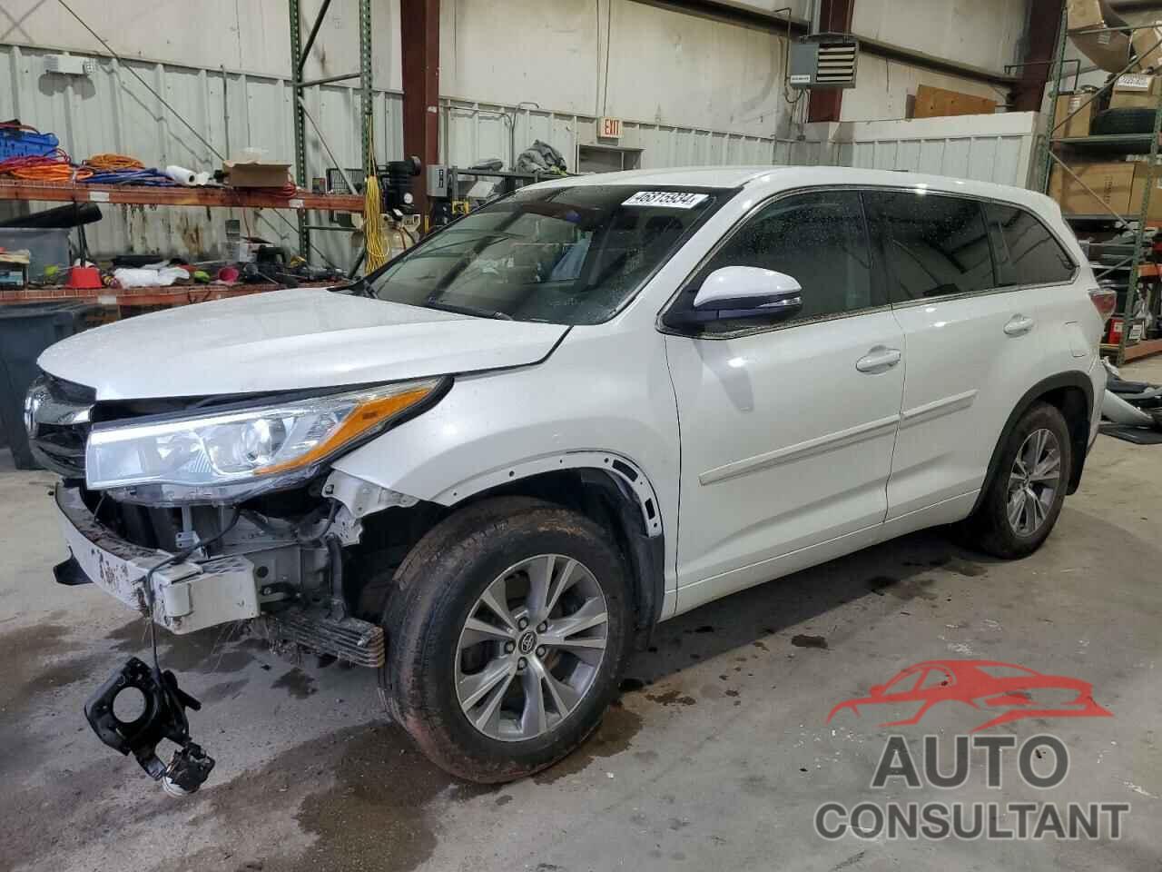 TOYOTA HIGHLANDER 2016 - 5TDZKRFH9GS140798