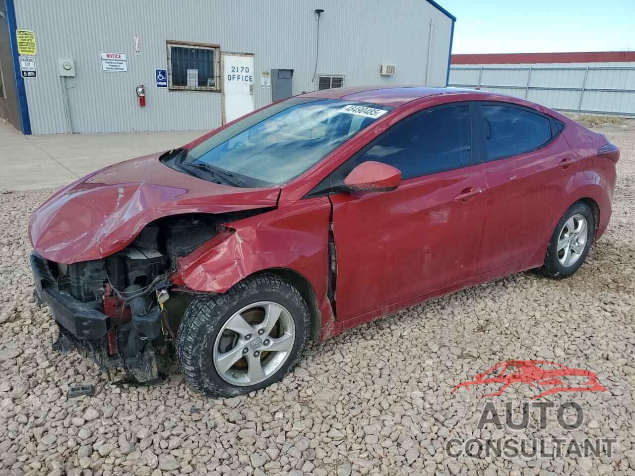 HYUNDAI ELANTRA 2014 - KMHDH4AE9EU193904