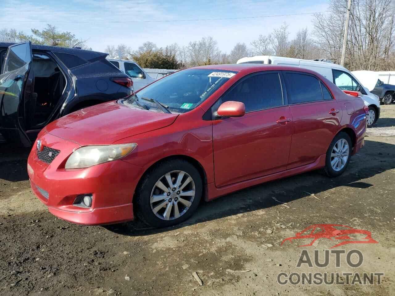 TOYOTA COROLLA 2009 - 2T1BU40E29C065838