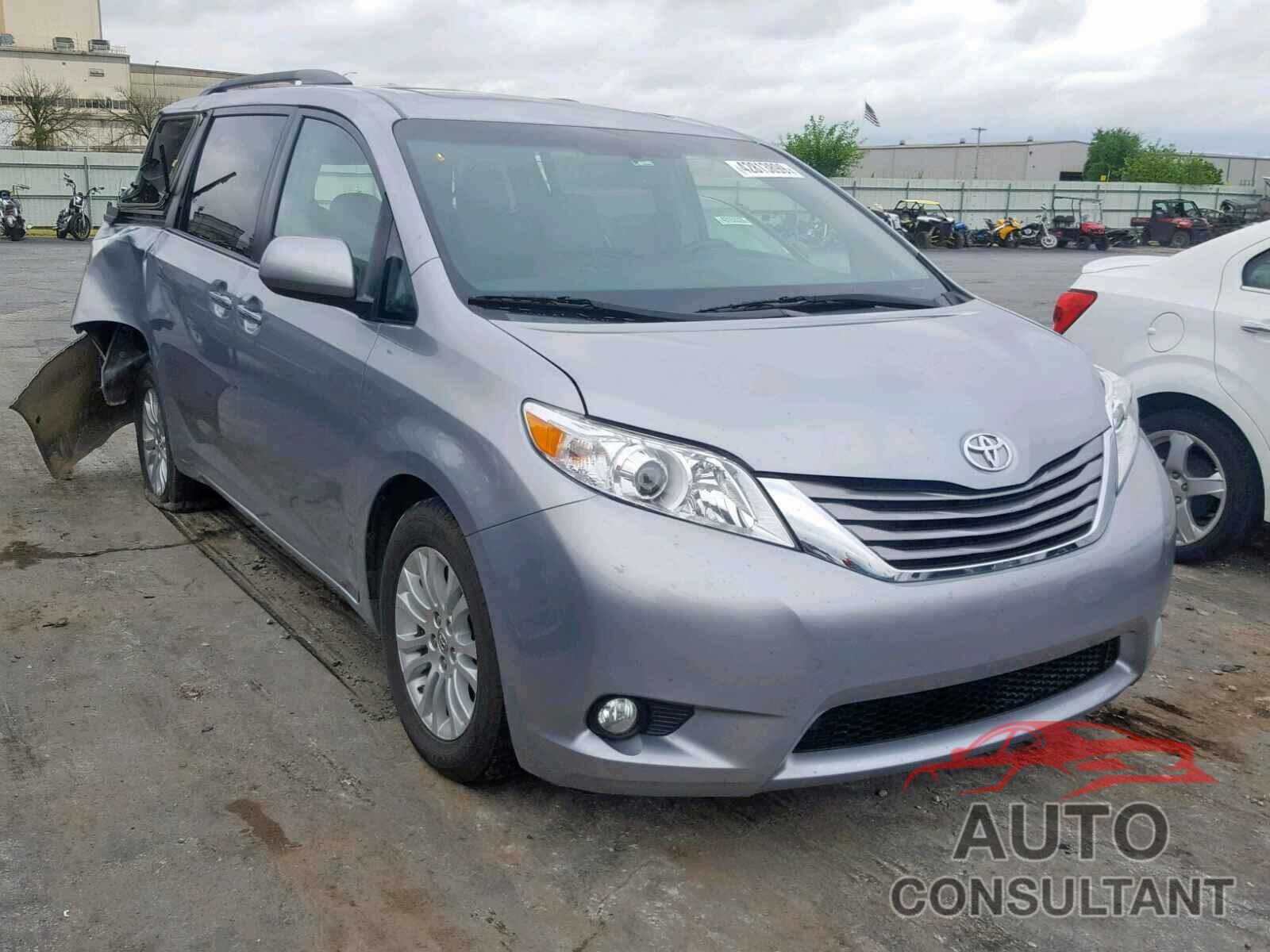 TOYOTA SIENNA XLE 2016 - 5TDYK3DC9GS718270