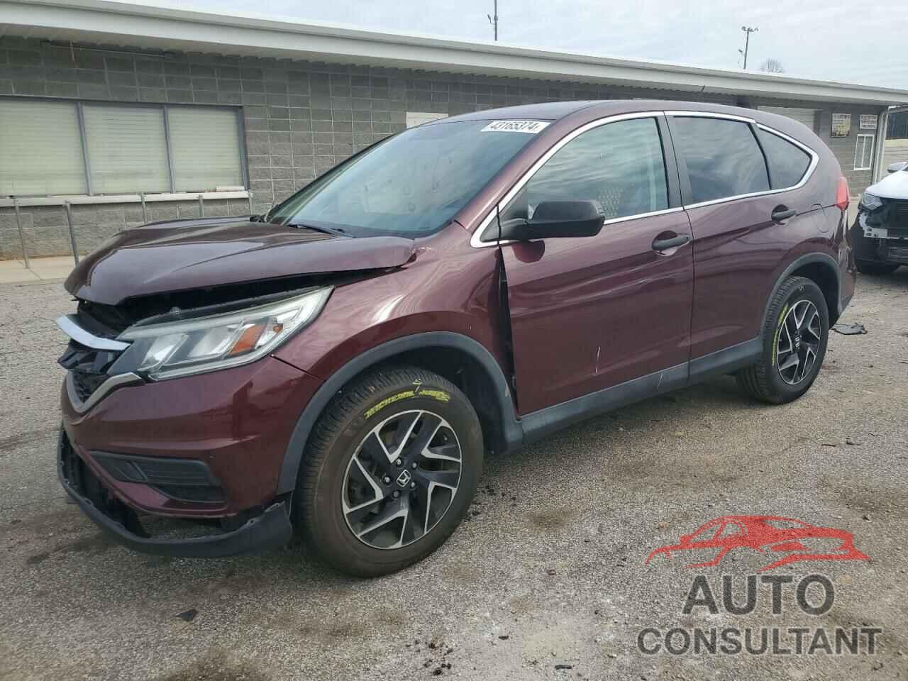 HONDA CRV 2016 - 5J6RM4H49GL043281