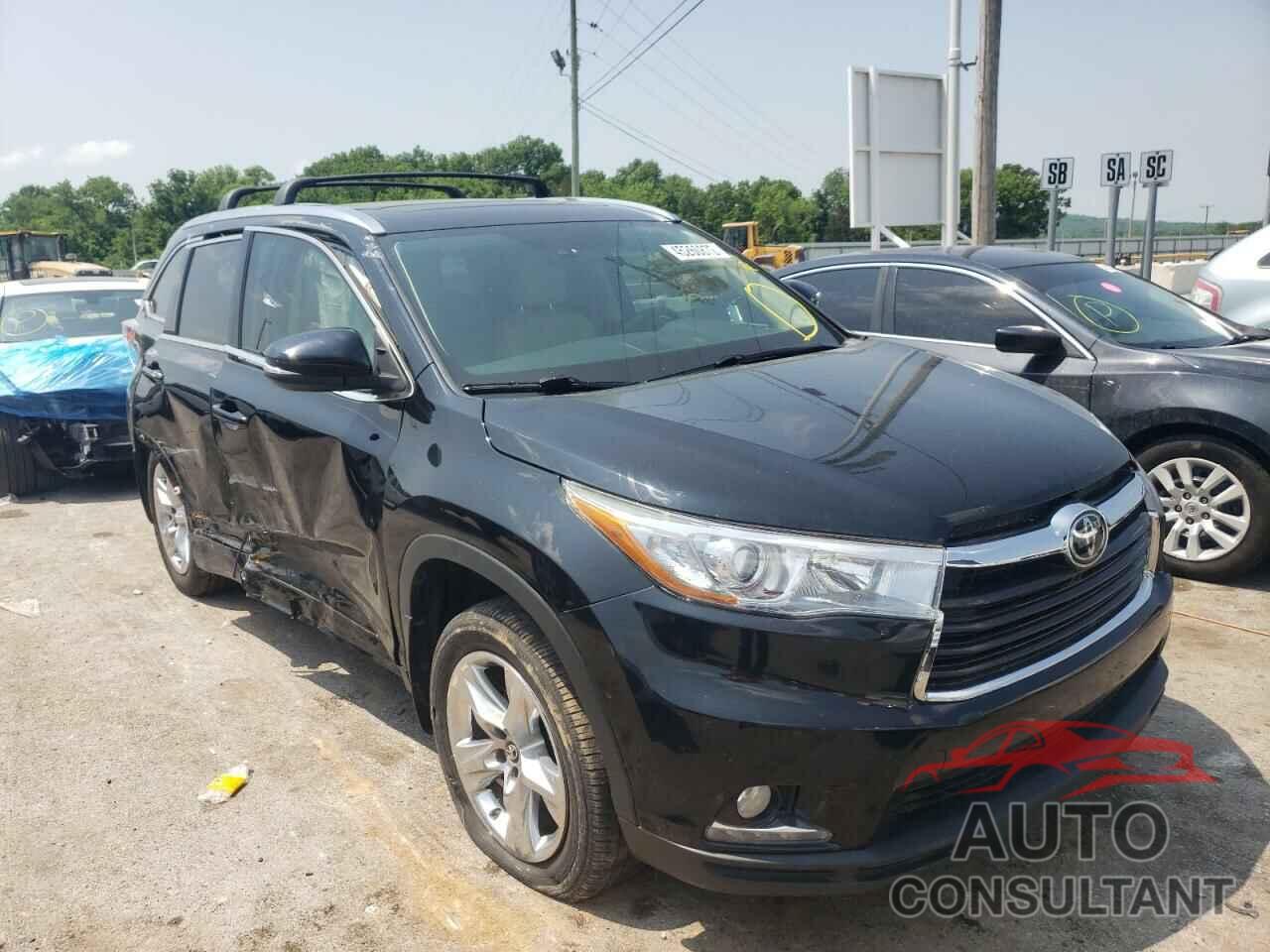 TOYOTA HIGHLANDER 2016 - 5TDYKRFH6GS129561