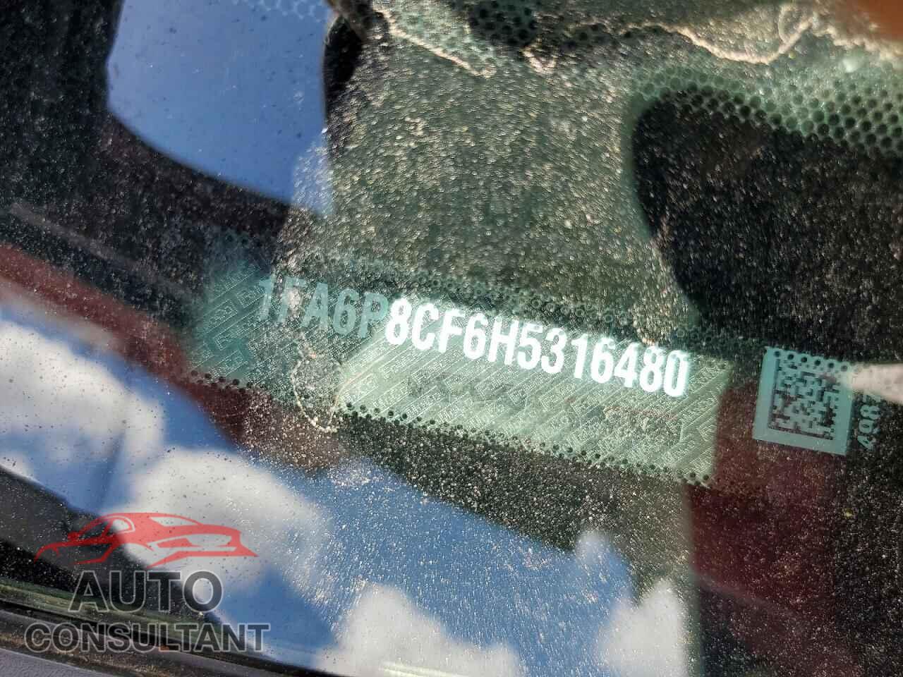 FORD MUSTANG 2017 - 1FA6P8CF6H5316480