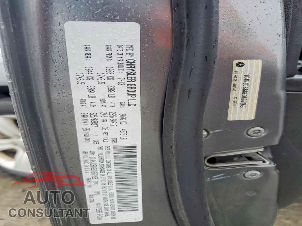 JEEP COMPASS 2014 - 1C4NJDBB8ED602069