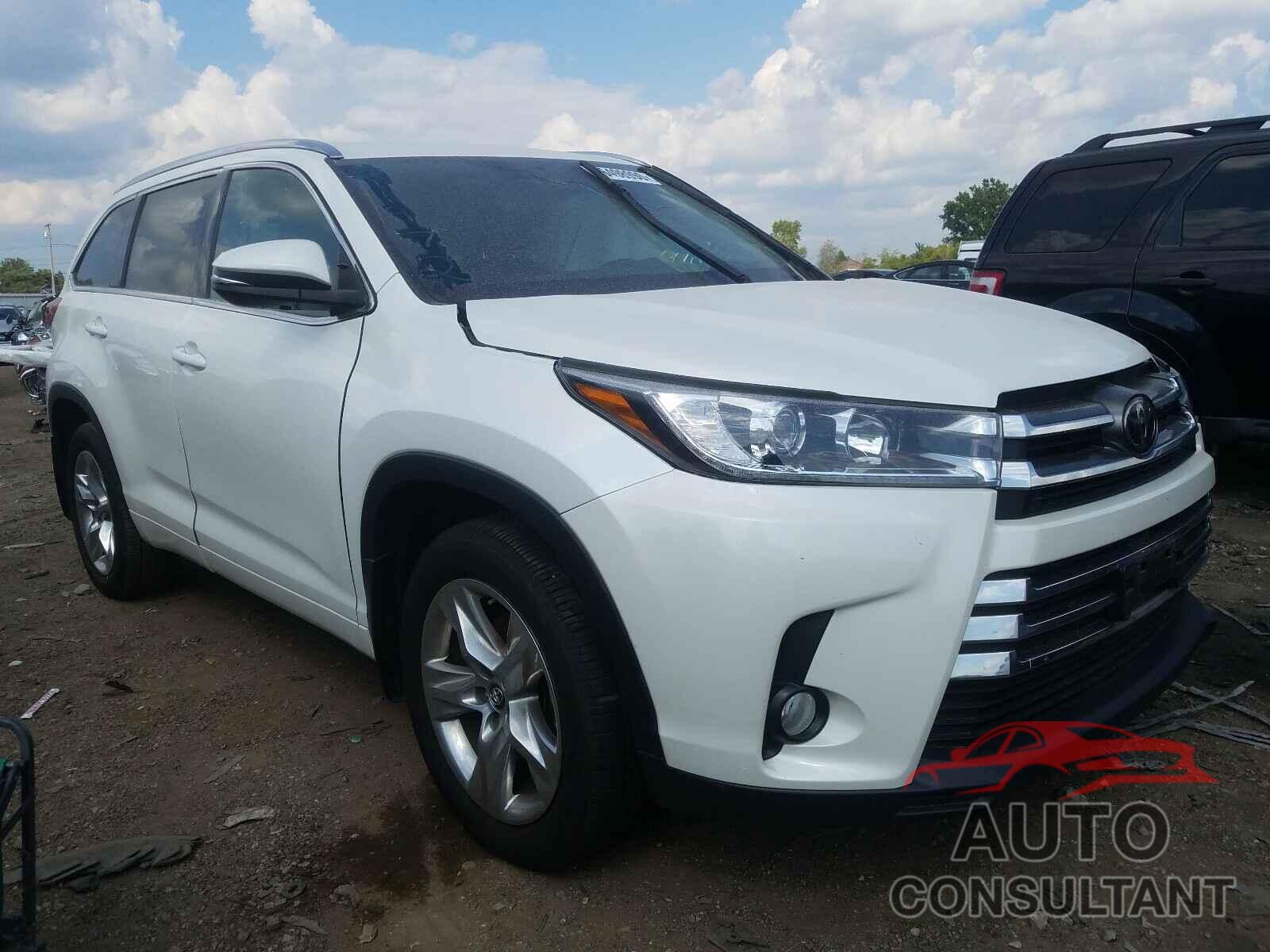 TOYOTA HIGHLANDER 2017 - 5TDDZRFH1HS382458