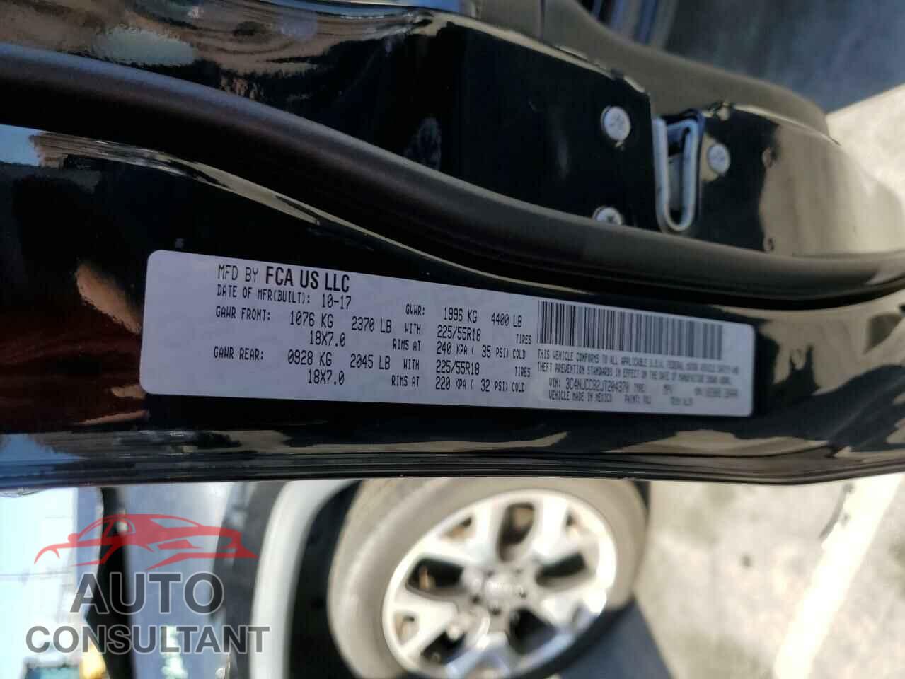 JEEP COMPASS 2018 - 3C4NJCCB2JT204370