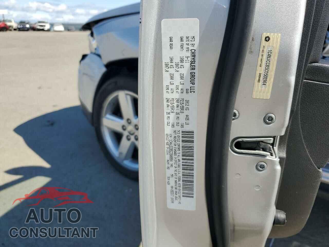 JEEP COMPASS 2012 - 1C4NJCCB5CD508964