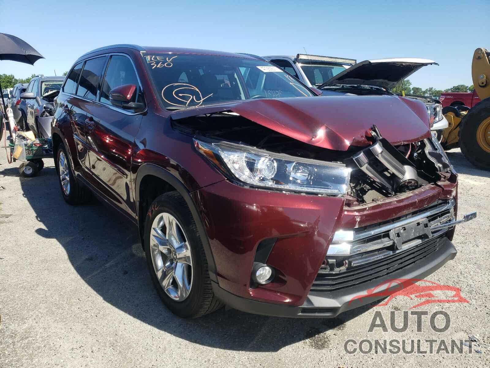 TOYOTA HIGHLANDER 2018 - 5TDDZRFH8JS874510