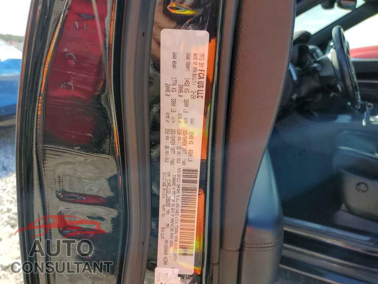DODGE DURANGO 2020 - 1C4RDJDG2LC286283