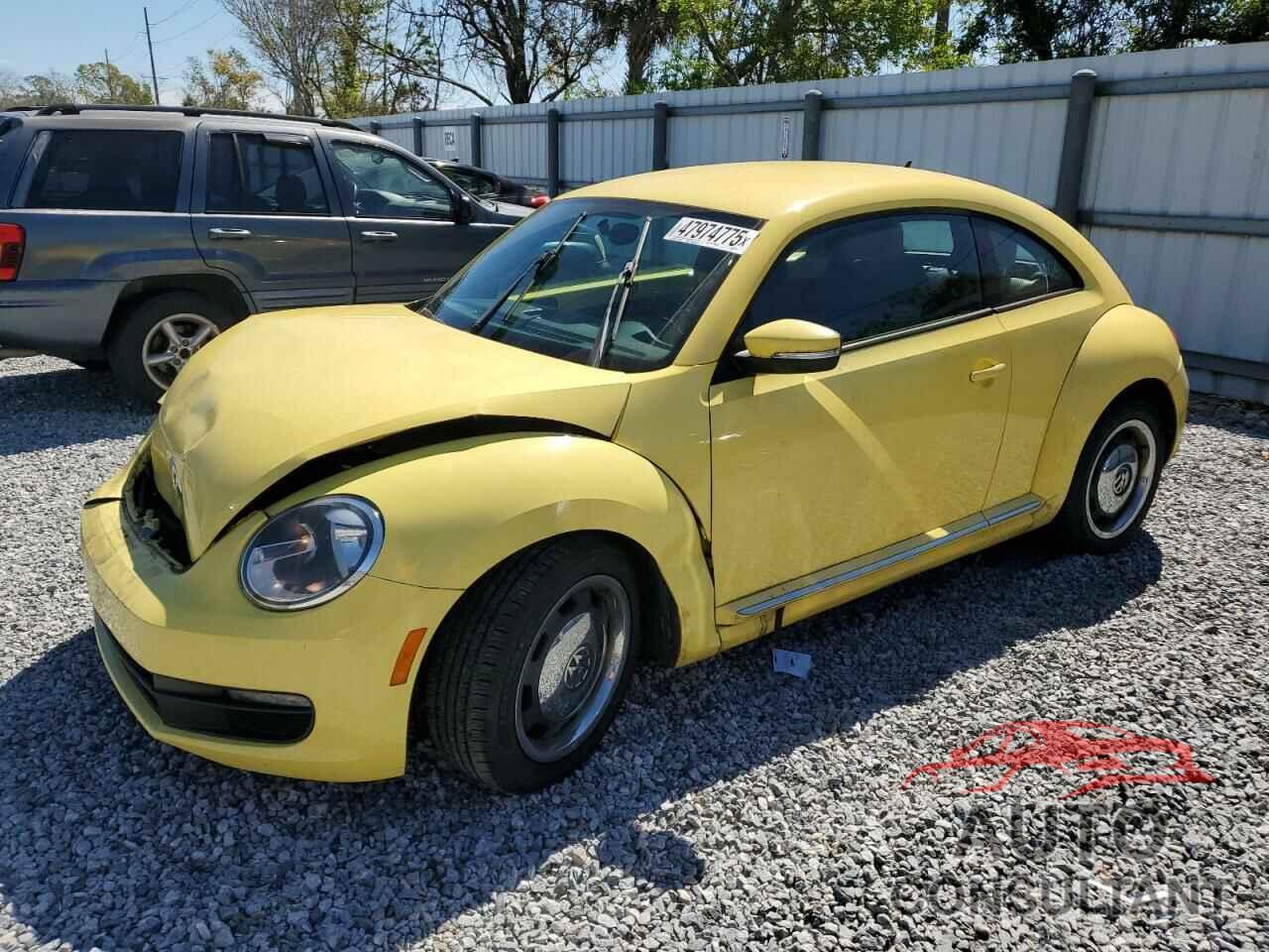 VOLKSWAGEN BEETLE 2012 - 3VWJP7AT0CM628771